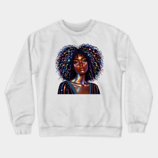 Cosmic Curls Crewneck Sweatshirt